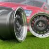 VW Classic Steel Type 2 Style R15X8.25J 4X100 ET20 73.1 Grey with Diamond cut lip