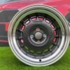 VW Classic Steel Type 2 Style R15X8.25J 4X100 ET20 73.1 Grey with Diamond cut lip