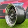 VW Classic Steel Type 2 Style R15X8.25J 4X100 ET20 73.1 Grey with Diamond cut lip
