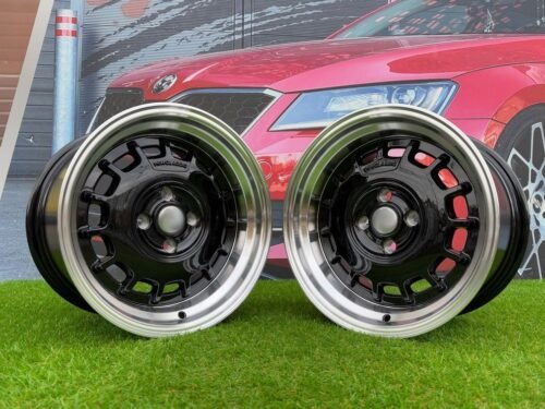 VW Classic Steel Type 2 Style R15X8.25J 4X100 ET20 73.1 Black