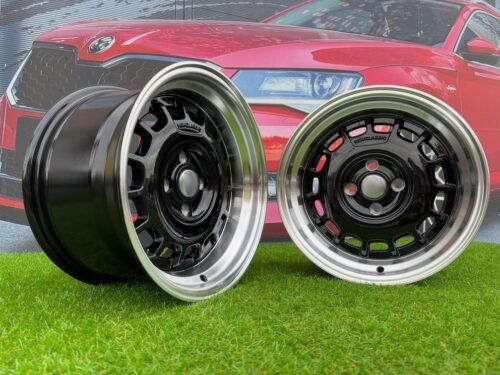 VW Classic Steel Type 2 Style R15X8.25J 4X100 ET20 73.1 Black