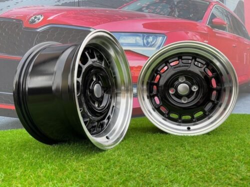VW Classic Steel Type 2 Style R15X8.25J 4X100 ET20 73.1 Black