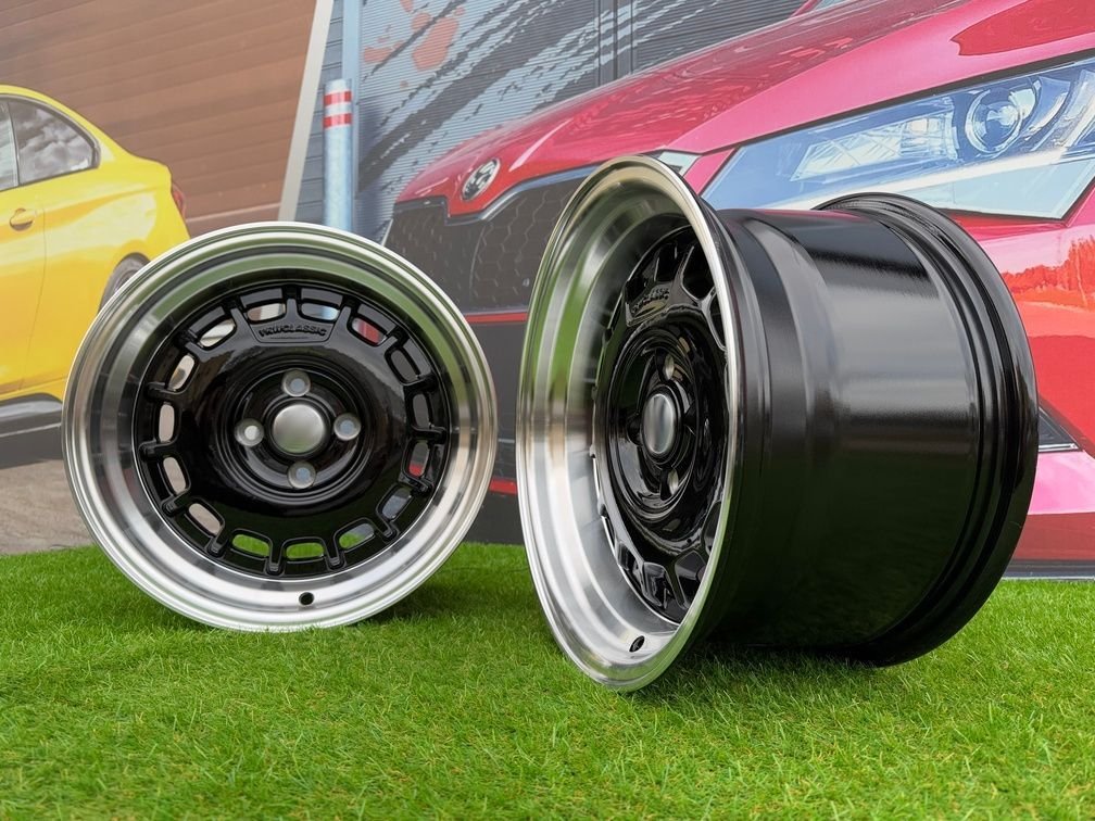 VW Classic Steel Type 2 Style R15X8.25J 4X100 ET20 73.1 Black 6