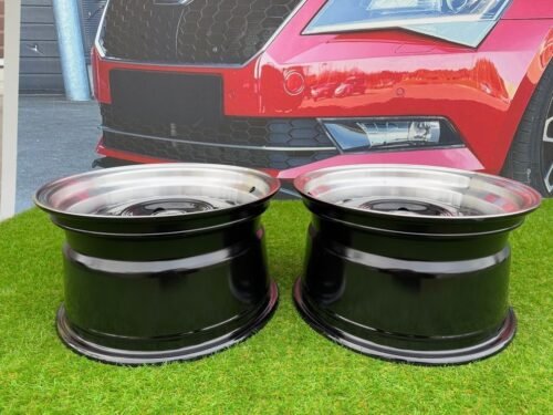 VW Classic Steel Type 2 Style R15X8.25J 4X100 ET20 73.1 Black