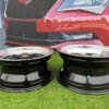 Porsche Fuchs Style R16X7J 5X130 ET23.3 71.6 Gloss Black with Milled Lip
