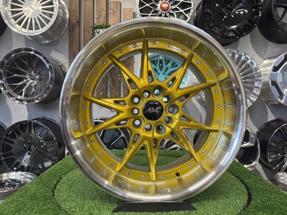 Inovit ST-05 Styling 17X9J 5X100/5X114.3 ET25 73.1 Candy Gold with Diamond Cut Lip