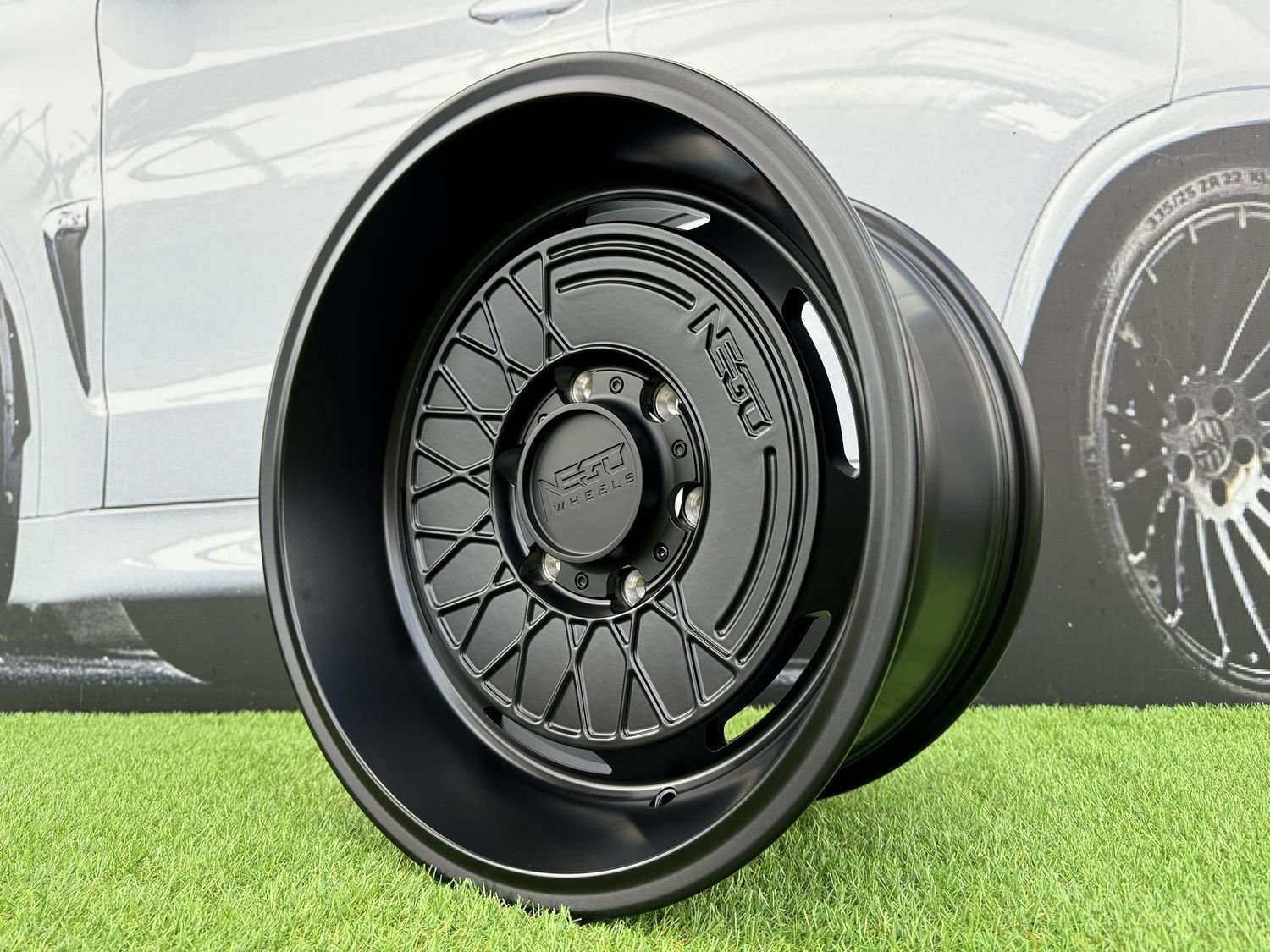 Negu N05 R17X8.5J 6X139.7 ET0 110 Satin Black 3