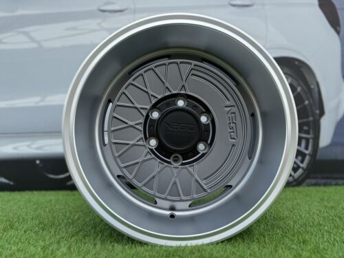 Negu N05 R17X8.5J 6X139.7 ET0 110 Satin Gunmetal with Diamond Cut lip