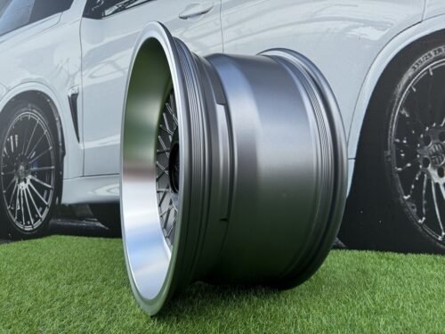 Negu N05 R17X8.5J 6X139.7 ET0 110 Satin Gunmetal with Diamond Cut lip