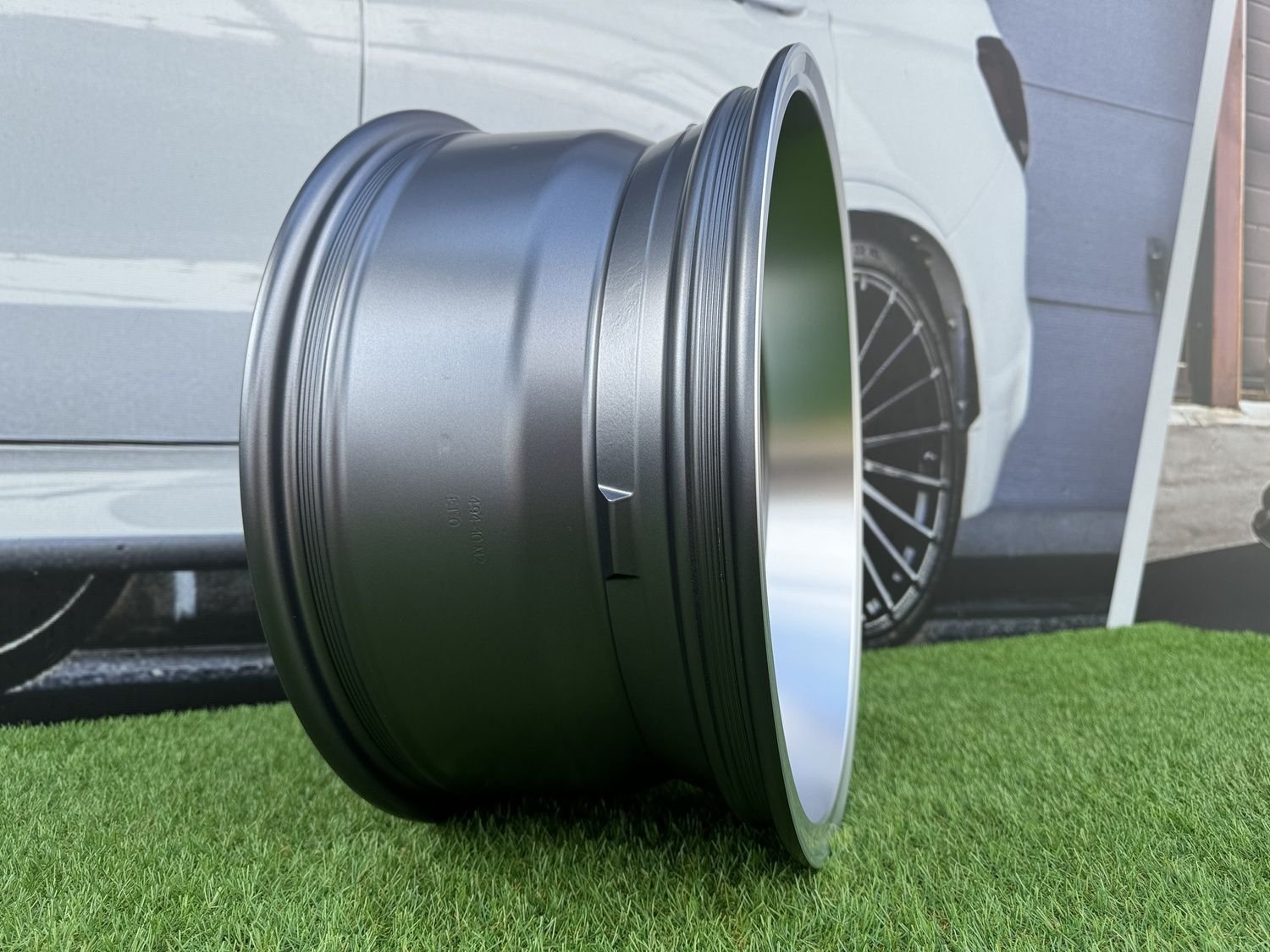 Negu N05 R17X8.5J 6X139.7 ET0 110 Satin Gunmetal with Diamond Cut lip 9