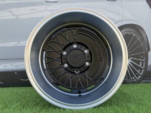 Negu N05 R17X8.5J 6X127 ET0 71.56 Satin Black with Diamond Cut lip