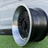 Negu N05 R17X8.5J 6X127 ET0 71.56 Satin Black with Diamond Cut lip