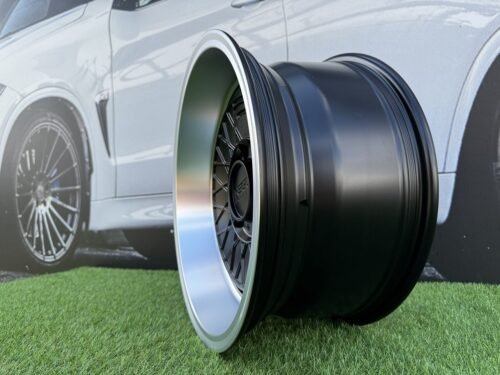 Negu N05 R17X8.5J 6X127 ET0 71.56 Satin Black with Diamond Cut lip