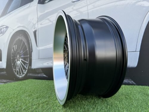 Negu N05 R17X8.5J 6X127 ET0 71.56 Satin Black with Diamond Cut lip