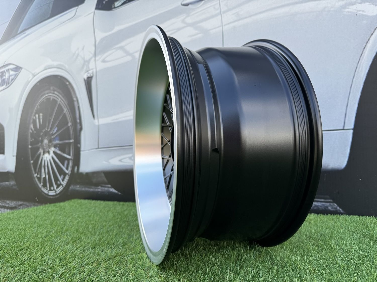 Negu N05 R17X8.5J 6X127 ET0 71.56 Satin Black with Diamond Cut lip 6