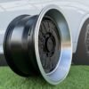 Negu N05 R17X8.5J 6X127 ET0 71.56 Satin Black with Diamond Cut lip