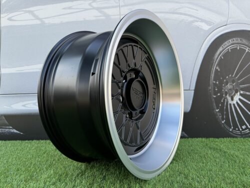 Negu N05 R17X8.5J 6X127 ET0 71.56 Satin Black with Diamond Cut lip