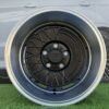 Negu N05 R17X8.5J 6X139.7 ET0 110 Satin Black with Diamond Cut lip