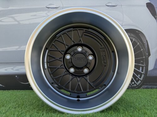 Negu N05 R17X8.5J 6X139.7 ET0 110 Satin Black with Diamond Cut lip