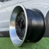 Negu N05 R17X8.5J 6X139.7 ET0 110 Satin Black with Diamond Cut lip
