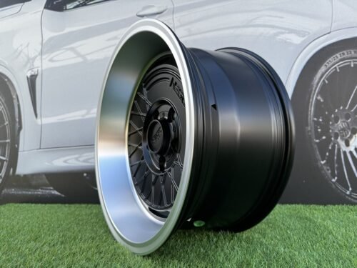 Negu N05 R17X8.5J 6X139.7 ET0 110 Satin Black with Diamond Cut lip