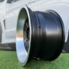 Negu N05 R17X8.5J 6X139.7 ET0 110 Satin Black with Diamond Cut lip