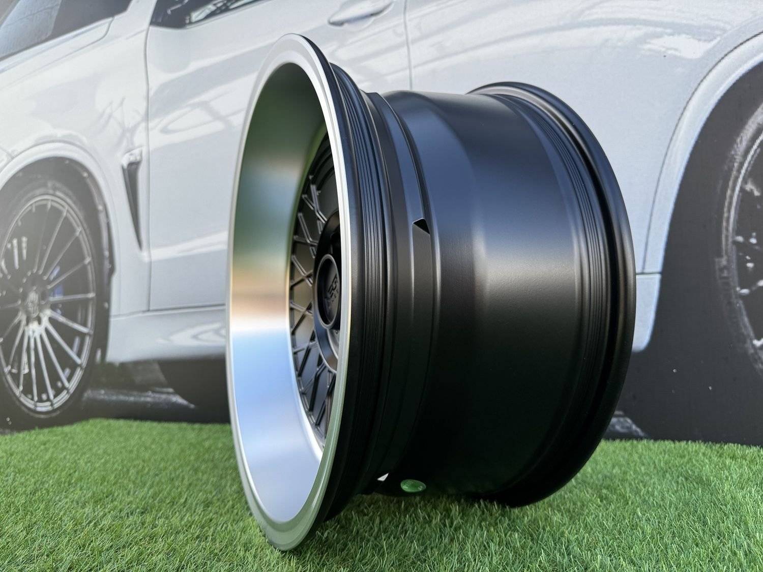 Negu N05 R17X8.5J 6X139.7 ET0 110 Satin Black with Diamond Cut lip 5