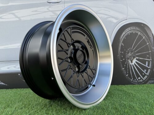 Negu N05 R17X8.5J 6X139.7 ET0 110 Satin Black with Diamond Cut lip