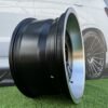 Negu N05 R17X8.5J 6X139.7 ET0 110 Satin Black with Diamond Cut lip