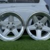 Mercedes Benz AMG Penta style R17x9 5X112 ET12 66.6 Silver with diamond cut lip