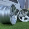 Mercedes Benz AMG Penta style R17x8 5X112 ET12 66.6 Silver with diamond cut lip