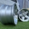 Mercedes Benz AMG Penta style R17x8 5X112 ET12 66.6 Silver with diamond cut lip
