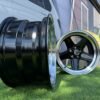 Mercedes Benz AMG Penta style R17x8 5X112 ET12 66.6 Black with Diamond Cut lip