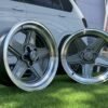 Mercedes Benz AMG Penta style R17x9 5X112 ET12 66.6 Gunmetal with Diamond Cut lip