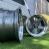 Mercedes Benz AMG Penta style R17x9 5X112 ET12 66.6 Gunmetal with Diamond Cut lip