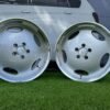 Larzon Style R18X8.5J 5X112 ET35 66.6 Silver with Diamond cut lip for Mercedes - Benz