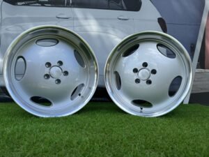 Larzon Style R18X8.5J 5X112 ET35 66.6 Silver with Diamond cut lip for Mercedes - Benz
