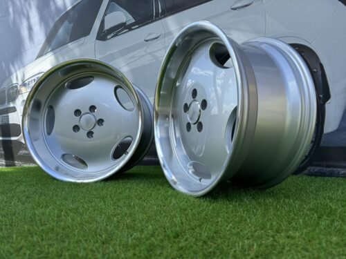 Larzon Style R18X8.5J 5X112 ET35 66.6 Silver with Diamond cut lip for Mercedes - Benz