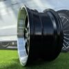 Volvo Ocean MK 18 Style R18X8.5 5X108 ET6 65.1 Black with Diamond Cut lip