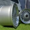 Alpina style with lip 18X10J 4X100/4X108 ET15 73.1 Silver with polished lip for
