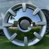 VW Beetle Style R17X7.5J 5X100 ET35 67.1 Silver + Chrome cover