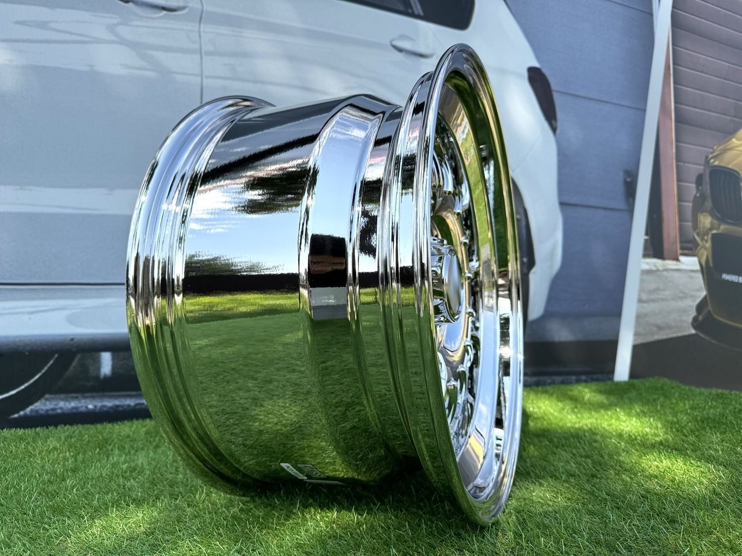 Barock Style R17X9.5J 5X112 ET15 66.56 Chrome for old Mercedes 10