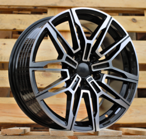 RACINGLINE R17x7.5 5X120 ET 34 72.6 I0294 (FBX164) Black Polished (MB) For  (Z5) (HYBRID FORGED)