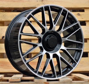 RACINGLINE R19x9.5 5X112 ET 45 66.6 Y0207 (FBX161) Black Polished (MB) For MER (Z5) (HYBRID FORGED Rear+Front)