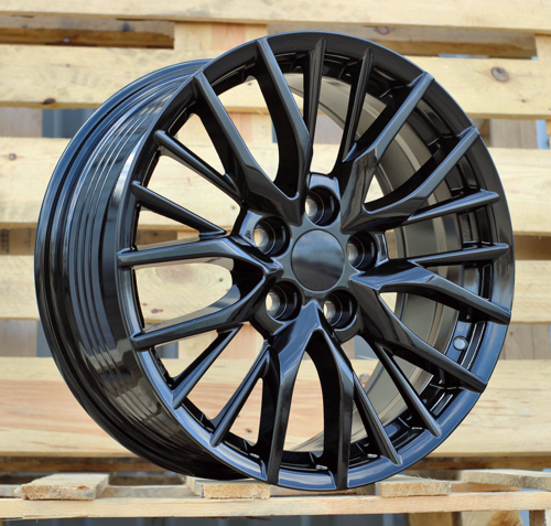 RACINGLINE R17x7.5 5X114.3 ET 40 60.1 F0133 (FBX047) Black (BL) For LEX (P2+Z7) (HYBRID FORGED)