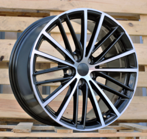 RACINGLINE R19x9 5X112 ET 44 66.6 H3071F Black Polished (MB) For  (P1) (HYBRID FORGED Front+Rear)