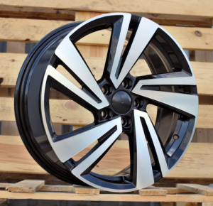 RACINGLINE R18x7 5X100 ET 39 57.1 3S1282 Black Polished (MB) For VW (P) (T-Cross HYBRID FORGED)