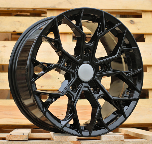 RACINGLINE R18x8 5X160 ET 50 65.1 X348 Black (BL) For FORD (P2+Z5) (HYBRID FORGED)