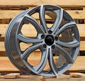 RACINGLINE R18x8 5X112 ET 43 66.6 FBX271 Grey Polished (MG) For MER (Z5) (HYBRID FORGED)