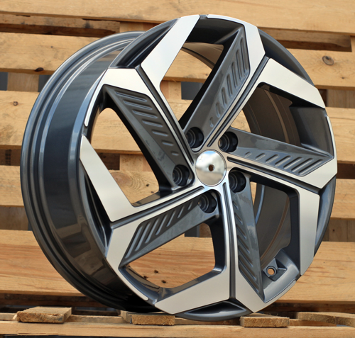 RACINGLINE R18x7.5 5X114.3 ET 51 67.1 D1926 Grey Polished (MG) For HYUND (Z2) (NEW MODEL)